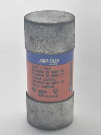 Ferraz Shawmut AJT35 Amp-Trap Class J Fuse, 600VAC 500VDC 35Amp 