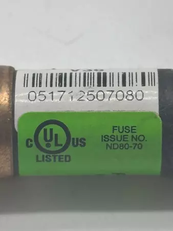 Bussmann FRN-R-1 Fusetron Time Delay Fuse, Class RK5, 250VAC 125VDC 1Amp 