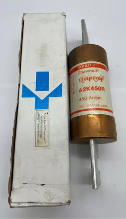 Gould Shawmut A2K450R Amp-Trap Time Delay Fuse, Class RK1, 450Amp 250VAC 