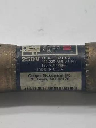 Bussmann FRN-R 7 Fusetron Time Delay Fuse, Class RK5, 250VAC 125VDC 7Amp 