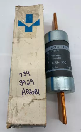Gould CRN300 Time Delay Fuse, 250VAC 300Amp, Type D 