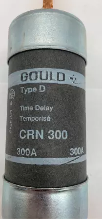 Gould CRN300 Time Delay Fuse, 250VAC 300Amp, Type D 