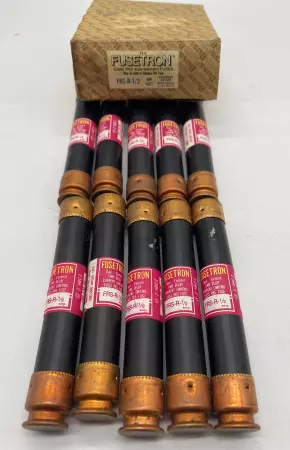 Bussmann FRS-R-1/2 Fusetron Fuses, Class RK5, 600VAC 300VDC 0.5Amp Lot of 10