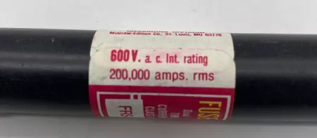 Bussmann FRS-R-1/2 Fusetron Fuses, Class RK5, 600VAC 300VDC 0.5Amp Lot of 10