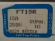 Gould Shawmut FT15R Falt-Trap Fuses, 250V 15Amp, Class RK5 Lot of 10