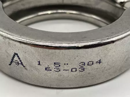 VNE Corp. 63-03 Stainless Clamp with Wing Nut, 1.5