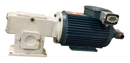 Reliance Electric P14A5805P AC Motor, 2HP Fr.145T W/924MDNM Gearbox Ratio 1:10 