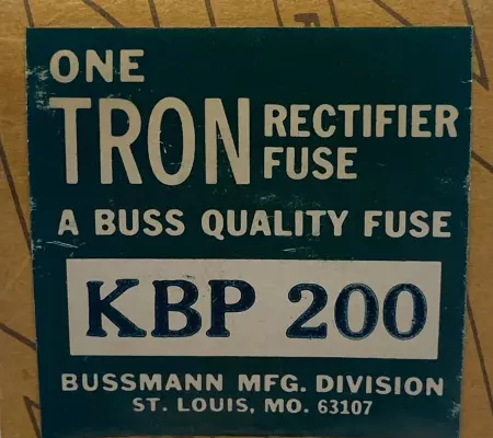 Bussmann KBP-200 Tron Rectifier Fuse, 700VAC 200Amp 