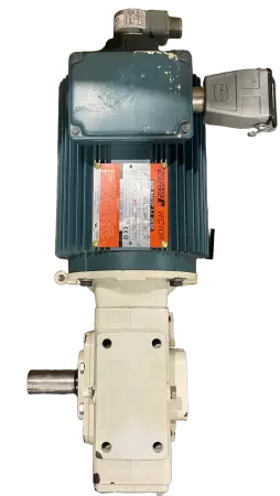 Reliance Electric P14A5805P AC Motor, 2HP Fr.145T W/924MDNM Gearbox Ratio 1:10 