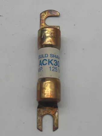 Gould Shawmut ACK30 Fuse, 125V 30Amp 