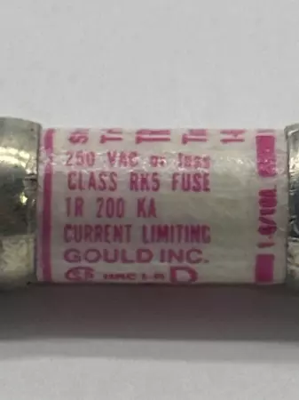 Gould TR1-6/10R Tri-onic Time Delay Fuse, Class RK5, 250VAC 160VDC, 1.6Amp 