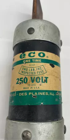 Economy Fuse Div. ECO600 One Time 250V 600Amp 