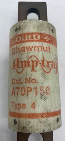 Gould Shawmut A70P150 Amp-Trap Fuse, 700V 150Amp, Type 4 