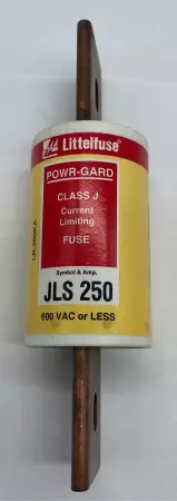 Littelfuse JLS250 Powr-Gard Time Delay Fuse, 600VAC 300VDC 250Amp Class J 