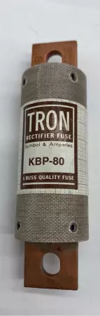 Bussmann KBP-80 Tron Rectifier Fuse, 700VAC 80Amp 