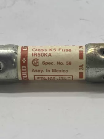 Ferraz Shawmut OT 2 One-Time Fuse, 250VAC/DC 2Amp, Class K5 