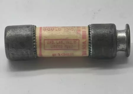 Gould Shawmut TR30R Tri-onic Time Delay Fuse, Class RK5, 250V 30Amp 