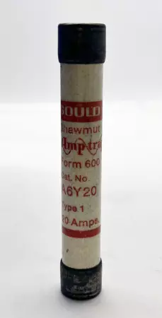 Gould Shawmut A6Y20 Amp-Trap Fuse, 600V 20Amp, Type 1 