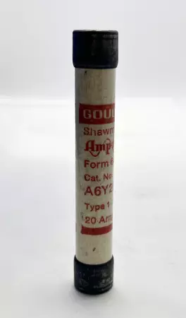 Gould Shawmut A6Y20 Amp-Trap Fuse, 600V 20Amp, Type 1 