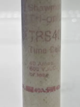 Gould Shawmut TRS40R Tri-onic Time Delay Fuse, Class RK5, 600V 45Amp 