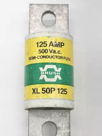 Brush XL 50P 125 Semiconductor Fuse, 500VAC 125Amp 