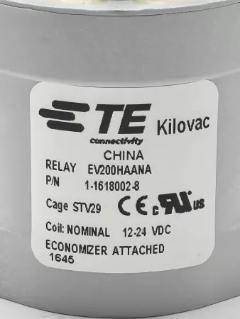 TE Connectivity 1-1618002-8 Contactor Relay, 12-24 VDC Coil, 900VDC 500Amp 