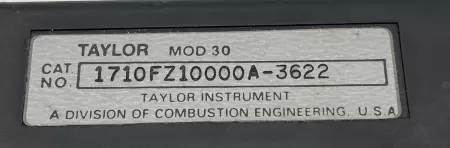 Taylor 1710FZ10000A-3622 30-Module Portable Memory 