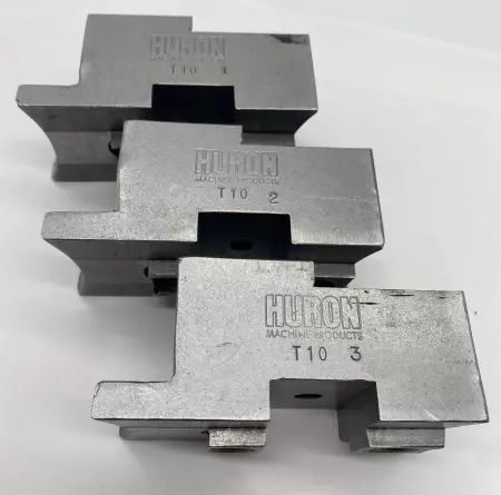 Huron T10 Lathe Chuck Jaws Lot of 3