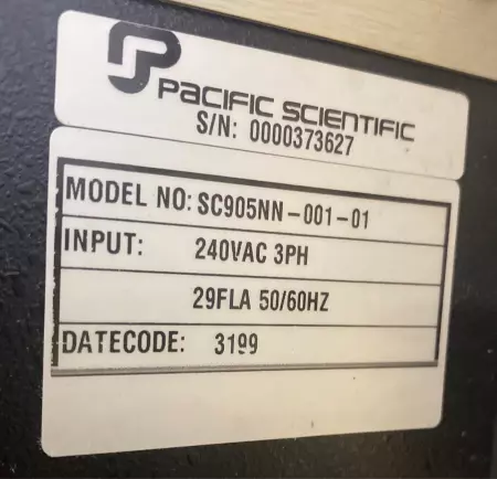 Pacific Scientific SC905NN-001-01 Servo Drive 