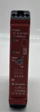 Allen-Bradley 440R-S12R2 SER.A Guardmaster® Single Input Safety Relay, 24VDC 2A 