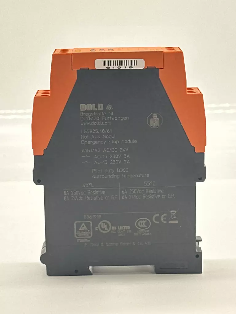 Dold LG5925.48/61 Safety Relay 