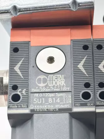 Metal Work 5U1V11 Pneumatic Valve Assy W/ 5U1B14 