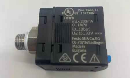 Festo SPAN-P10R-R18M-PNLK-PNVBA-L1 Pressure Sensor 