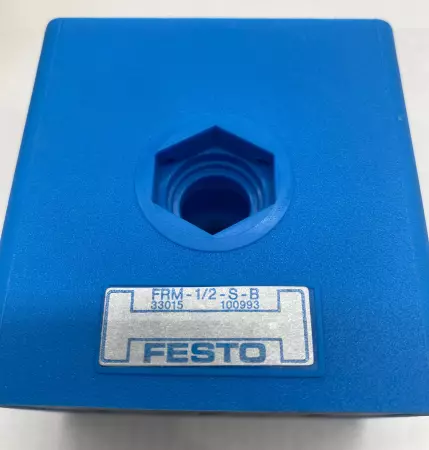 Festo FRM-1/2-S-B Pneumatic Block, Single Port 