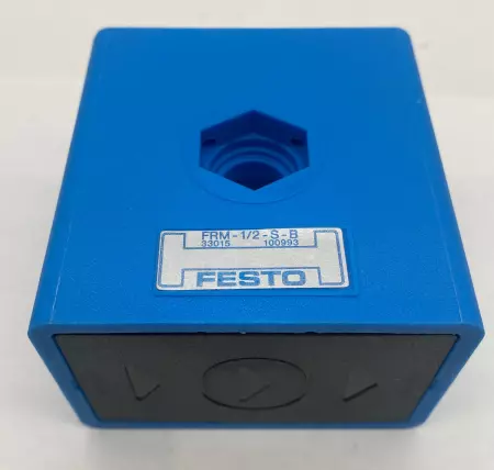 Festo FRM-1/2-S-B Pneumatic Block, Single Port 