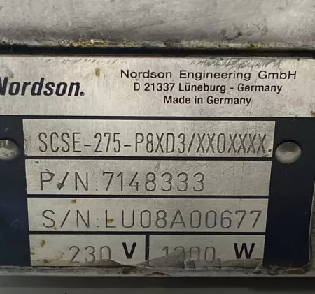 Nordson 7148333 Hot Melt Distributor W/3-Valves 