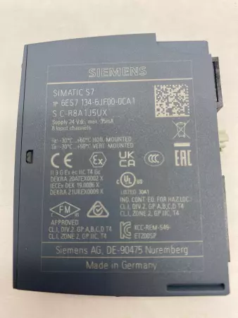 Siemens 6ES7-134-6JF00-0CA1 SIMATIC S7 Analog Input Module 