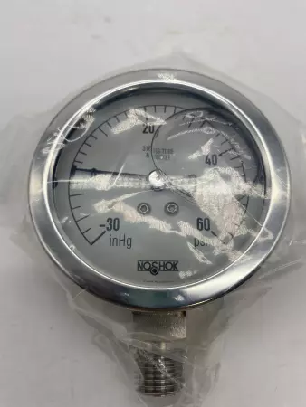 NoShok 8973ZNF9 Pressure Gauge, 2.5