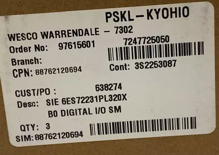 Siemens 6ES7 223-1PL32-0XB0 SIMATIC S7-1200 PLC Module 
