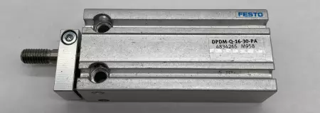 Festo DPDM-Q-16-30-PA Pneumatic Cylinder, 16mm Diameter 30mm Stroke, 4834265 