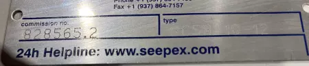 Seepex BCSB 10-12 Progressive Cavity Pump W/Sew-Eurodrive Gearbox 5.99 Ratio 