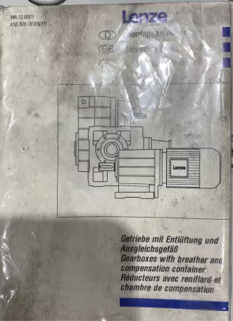 Lenze GKS09-3NSAK-1D Gearbox, Ratio 125.5:1 