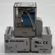 Allen-Bradley 700-HAX3Z24 SER.D Relay, 24VDC 6A  W/700-HN205 Socket 