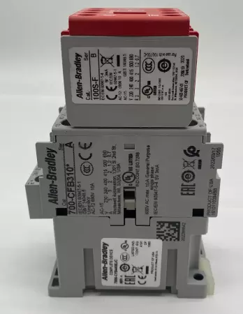 Allen-Bradley 700-CFB440EJC SER.A General Purpose Contactor, 10A 690VAC 24VCoil 