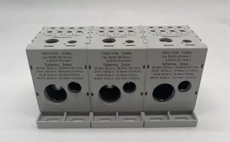 Mersen FSPDB3A Power Distribution Block Assembly, 600V 310Amp 