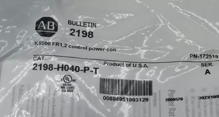 Allen-Bradley 2198-H040-P-T SER.A 2 Control Power Connector 