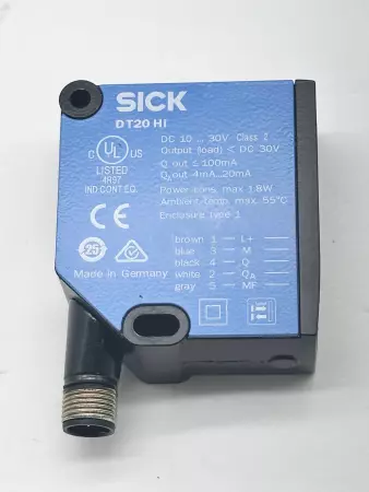 Sick DT20-P214B Laser Distance Sensor, 100-600mm Range 