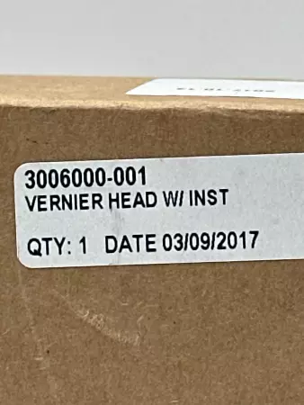 VERNIER 3006000-001 VERNIER CONTROL Head 