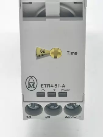 Moeller ETR4-51-A Time Delay Relay, 24-240 VAC/DC  3-60s 