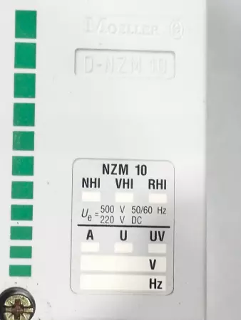 Moeller NZM 10-400N-NA Disconnect Switch 600VAC 400A, Handle Operated 